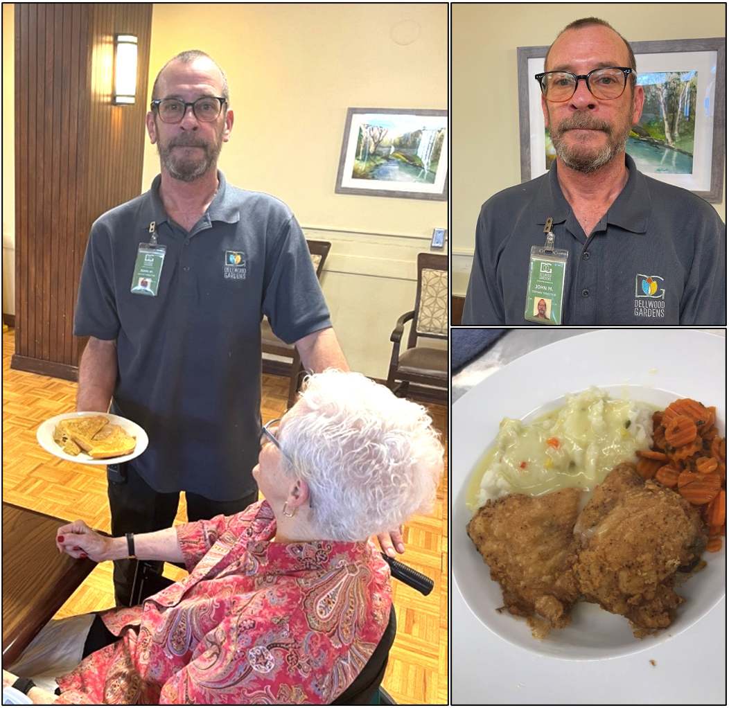 Fresh cooked meals and kitchen staff at senior living community in Minnesota