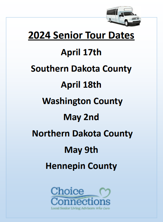 Choice connections Spring 2024 tours schedule